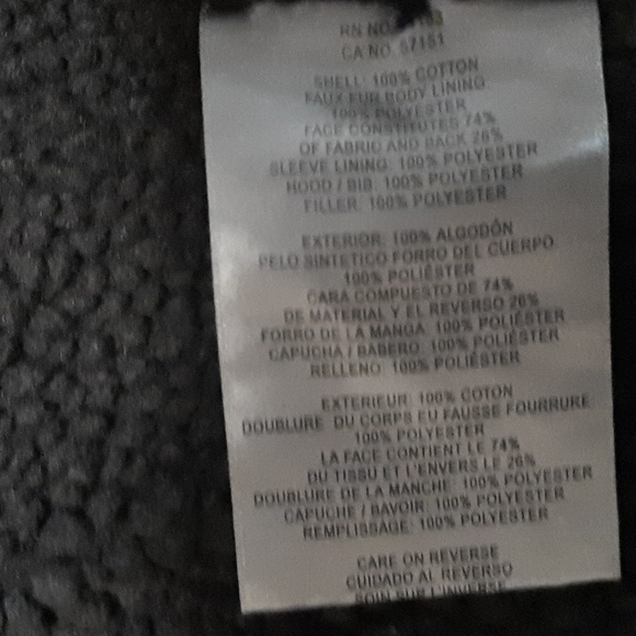 NWOT Men's Levi's Washed Cotton Sherpa-Lined Hooded Jacket. Size Large. - Picture 5 of 8